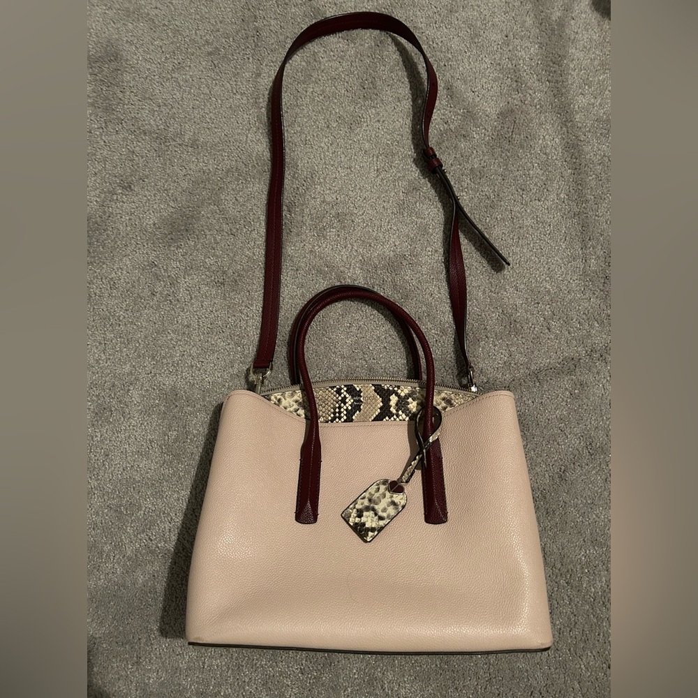 Kate spade Margaux Embossed snake Medium satchel